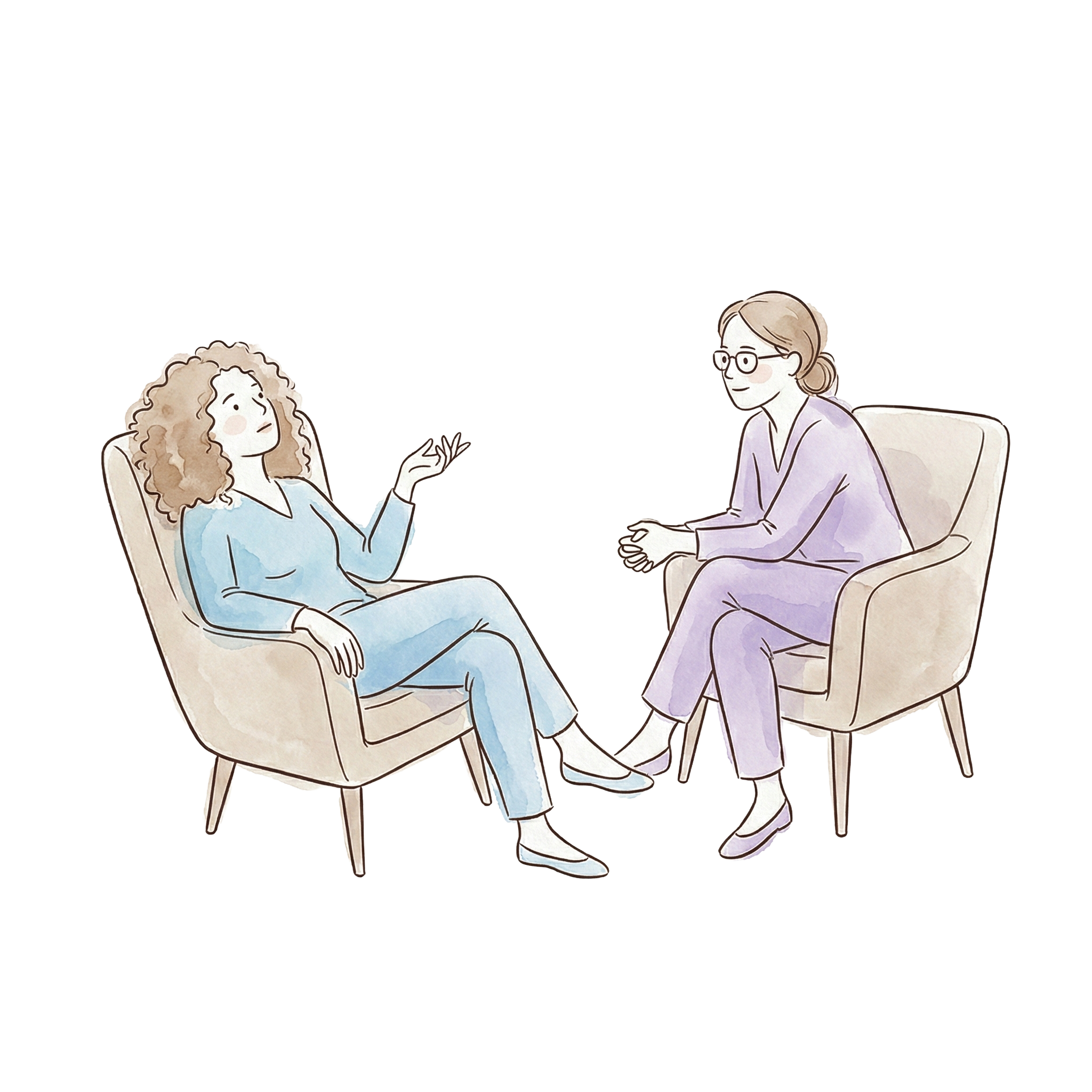 Persona reflexionando sobre su bienestar